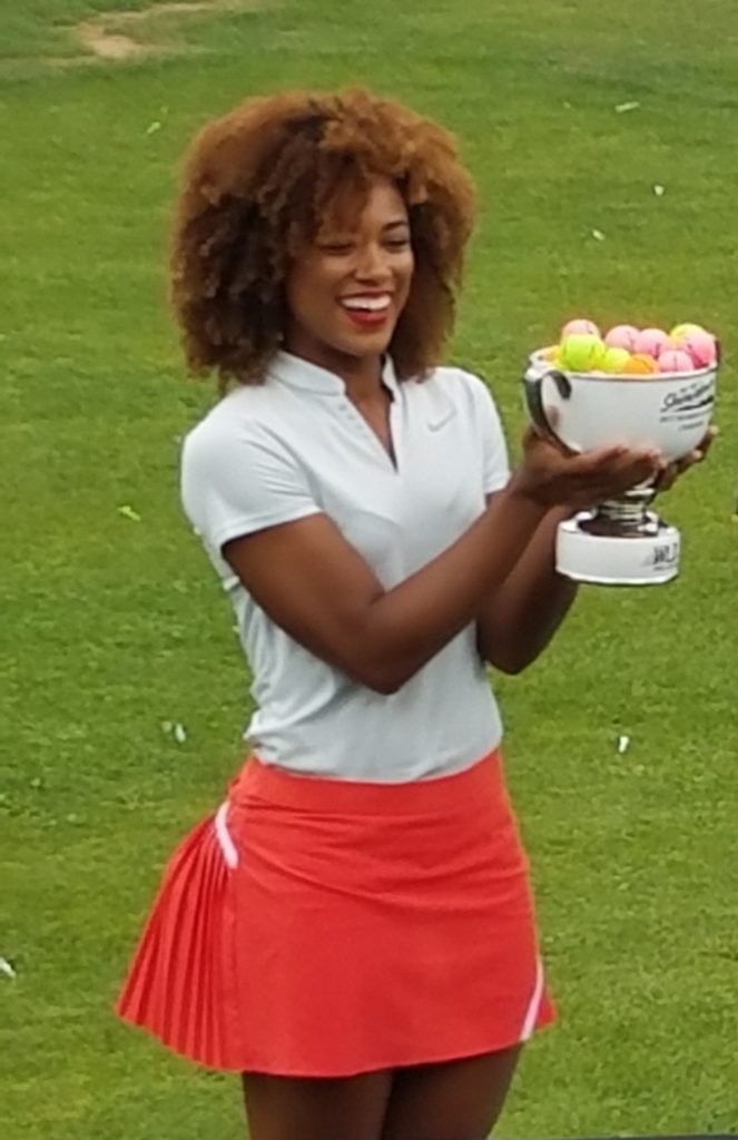Troy Mullins Wins Womens Long Drive at Mile High Showdown D'Lance